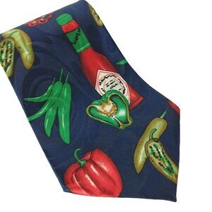 Renaissance Hot Sauce Pepper Jalapeno Novelty Necktie